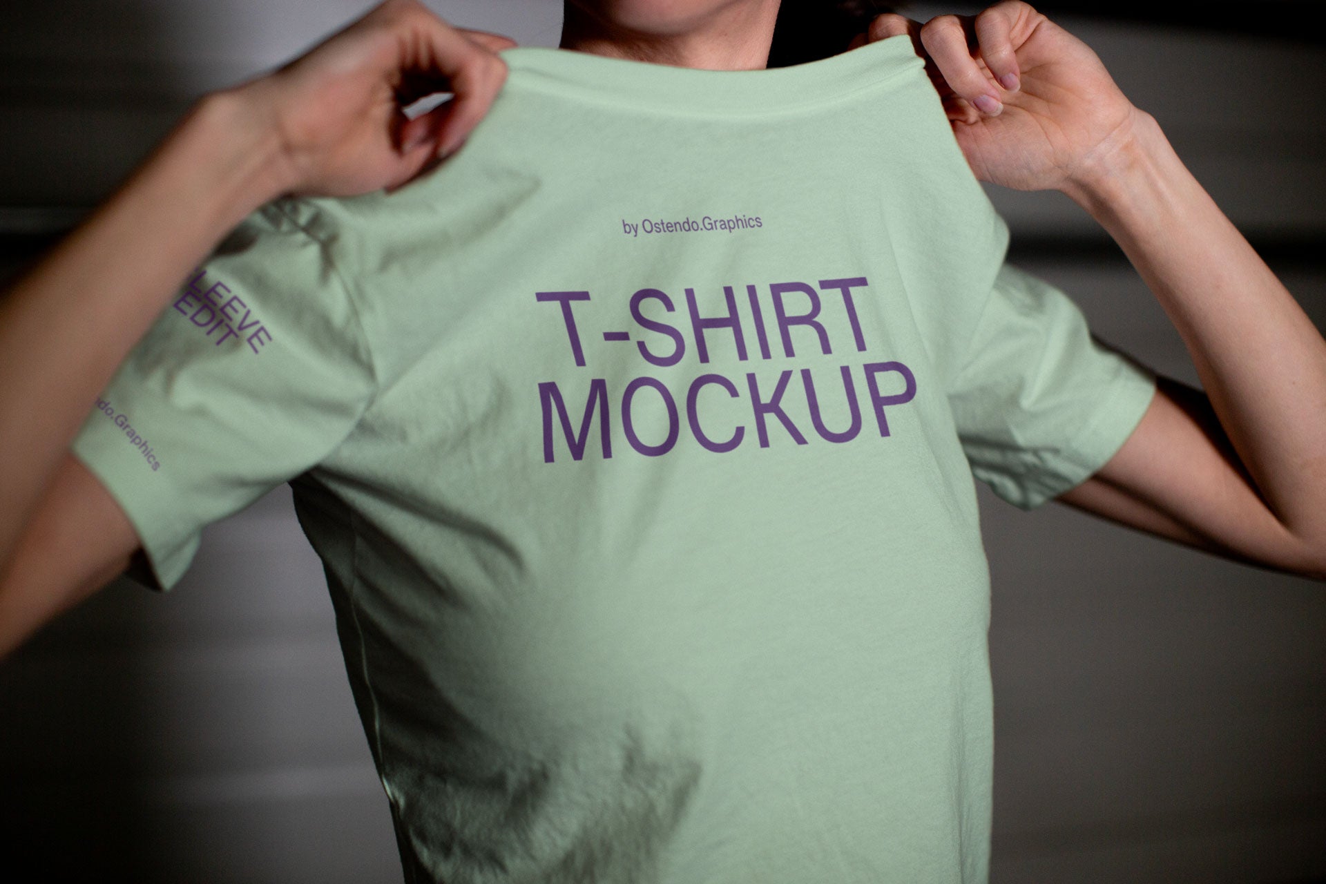 CL15 Women's T-Shirt Front Mockup Stretched