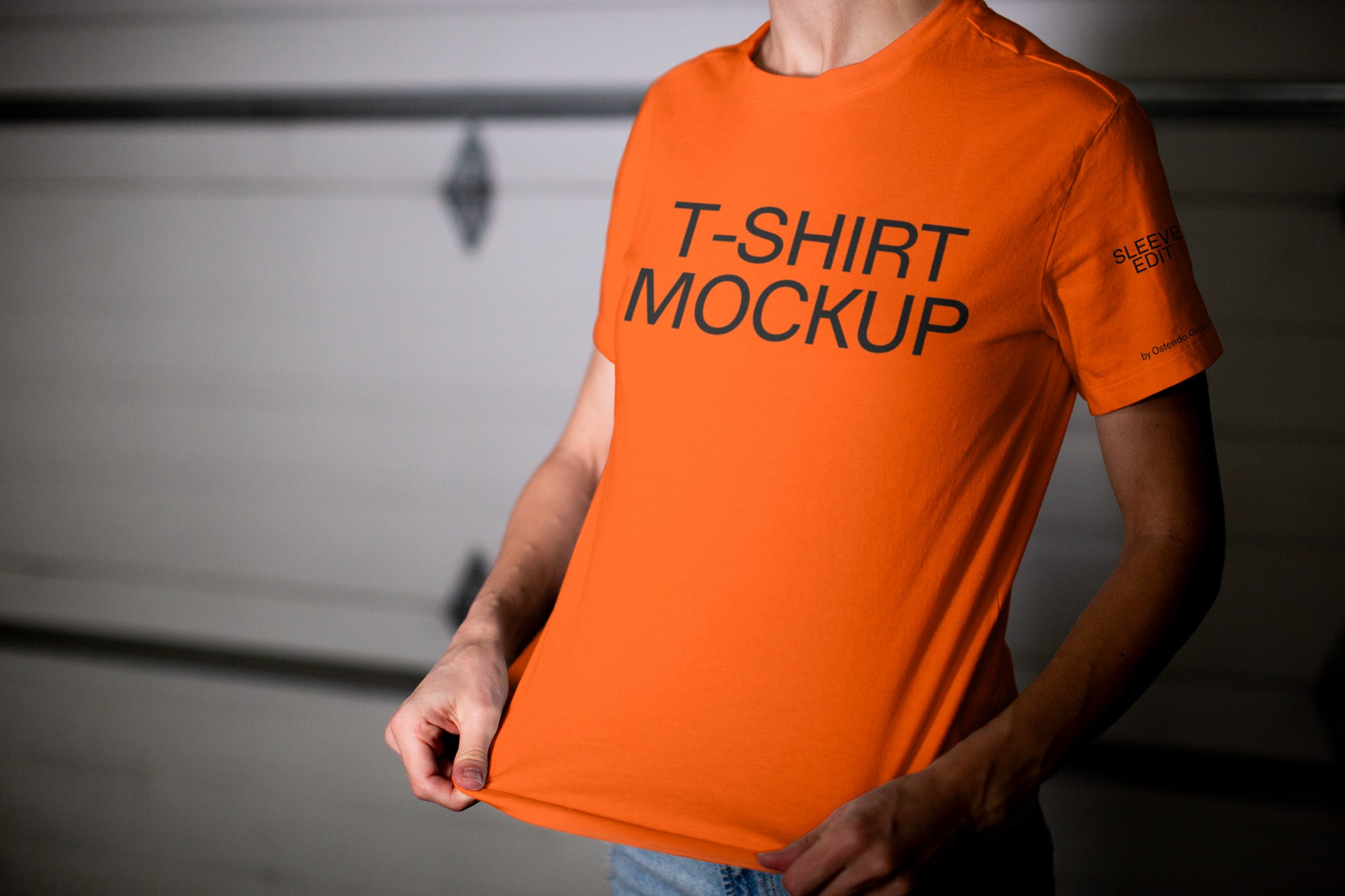 CL16 Women's T-Shirt Stretched Front Mockup