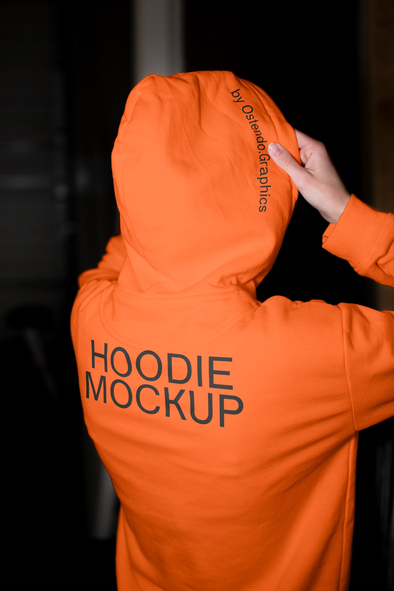 CL17 Women's Hoodie Back Mockup