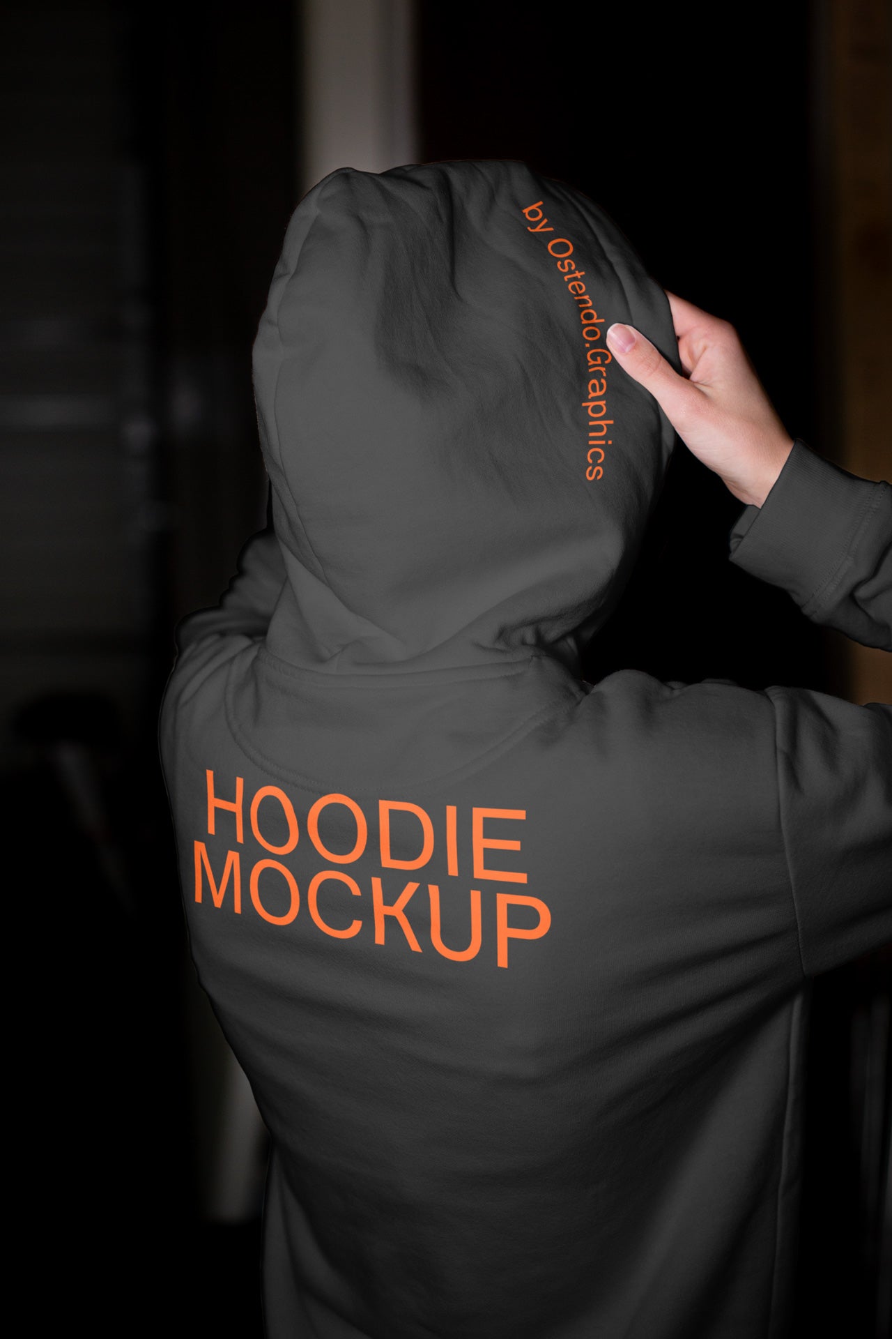 CL17 Women's Hoodie Back Mockup