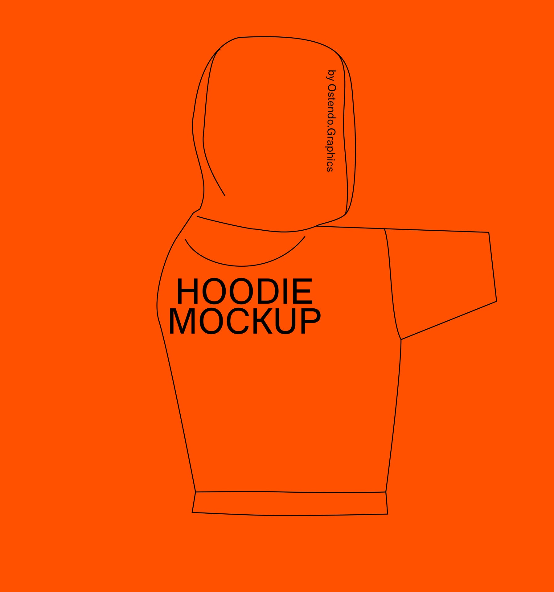 CL17 Women's Hoodie Back Mockup