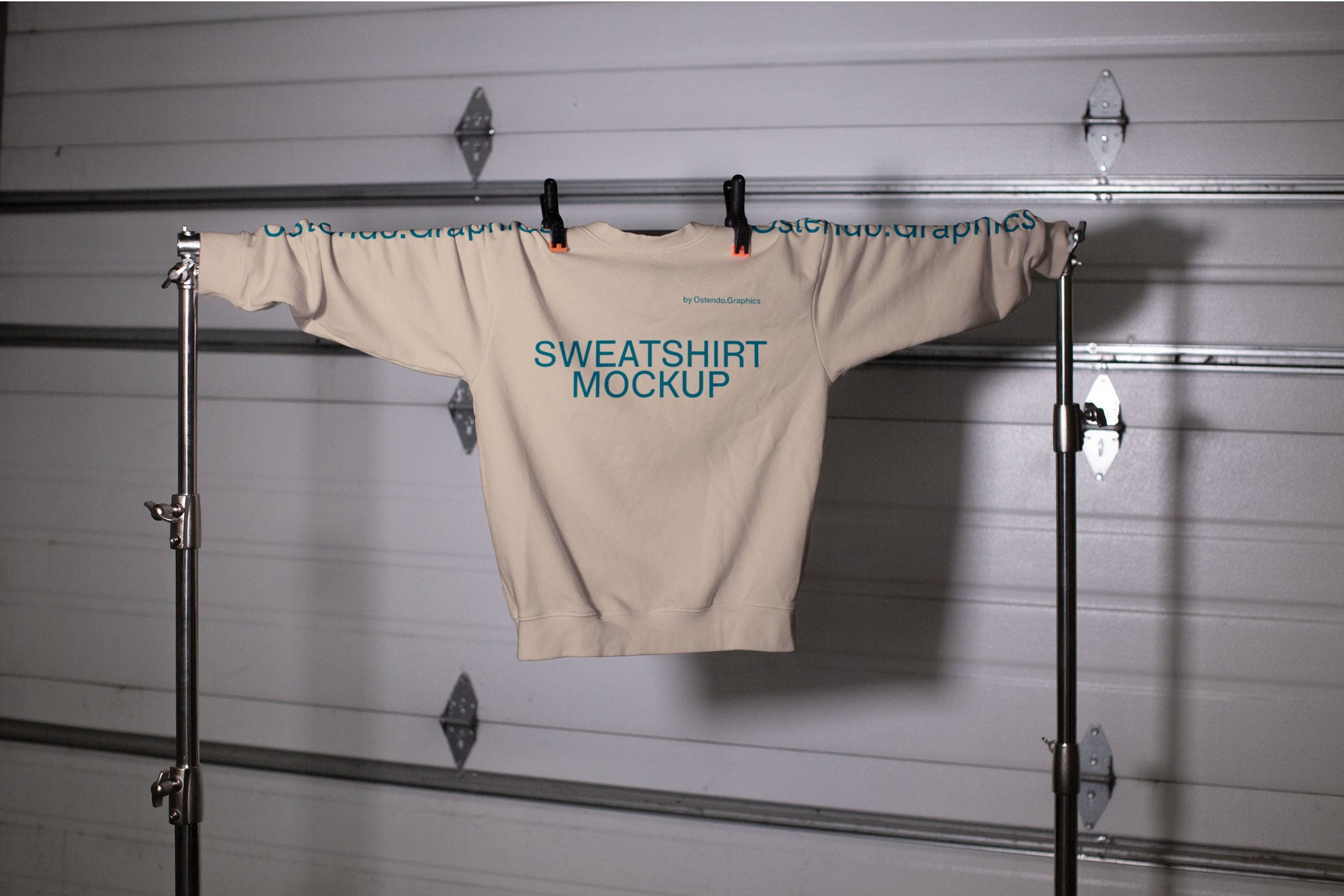 CL07 Crew Sweatshirt Mockup Strung Out