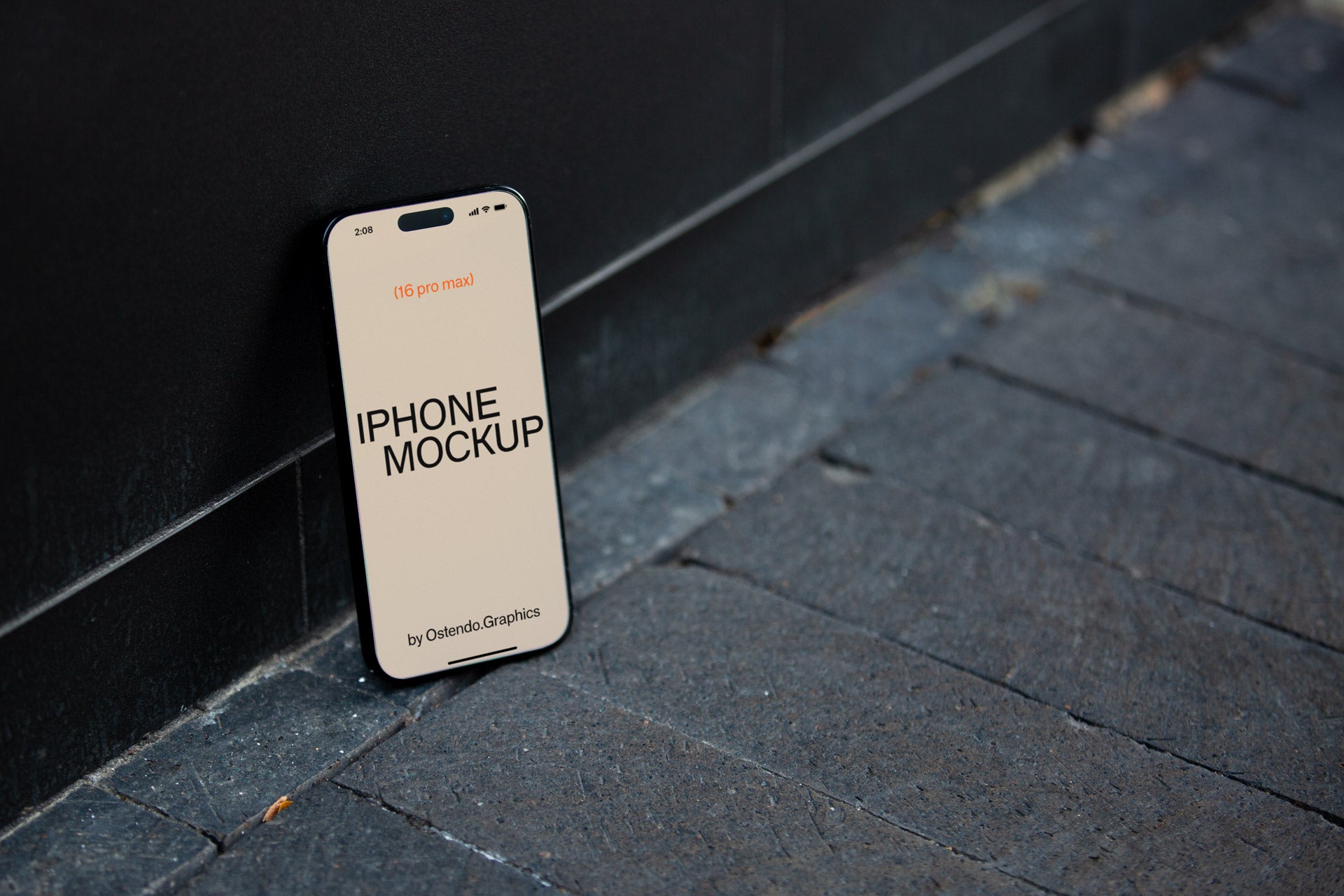 DD24-25 iPhone 16 Pro Max Mockup Photograph