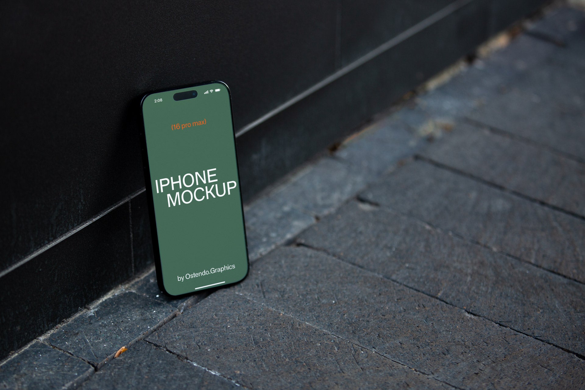 DD24-25 iPhone 16 Pro Max Mockup Photograph