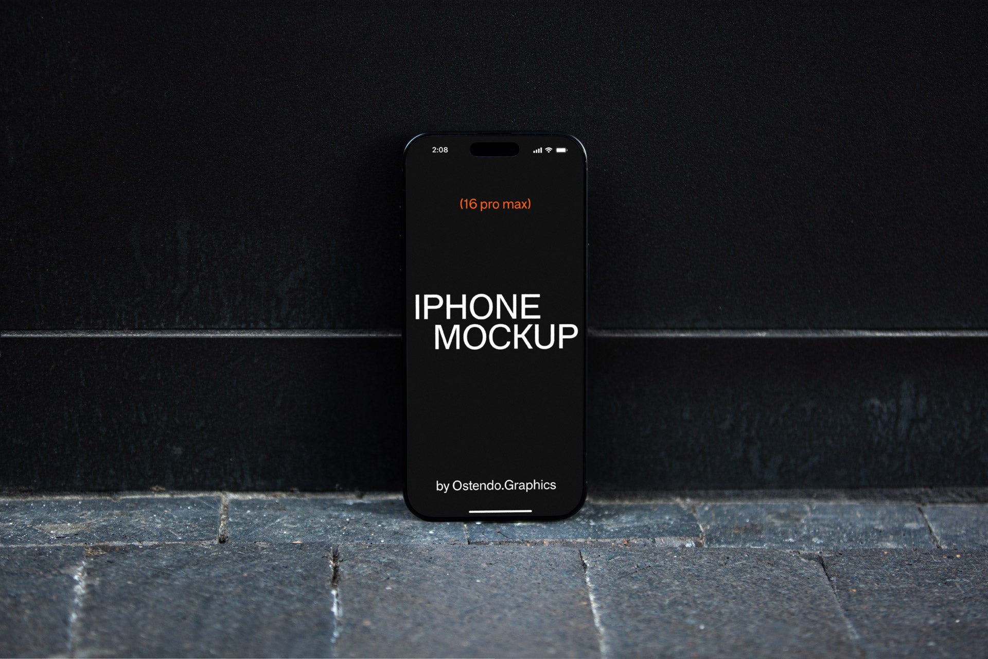 DD24-25 iPhone 16 Pro Max Mockup Photograph