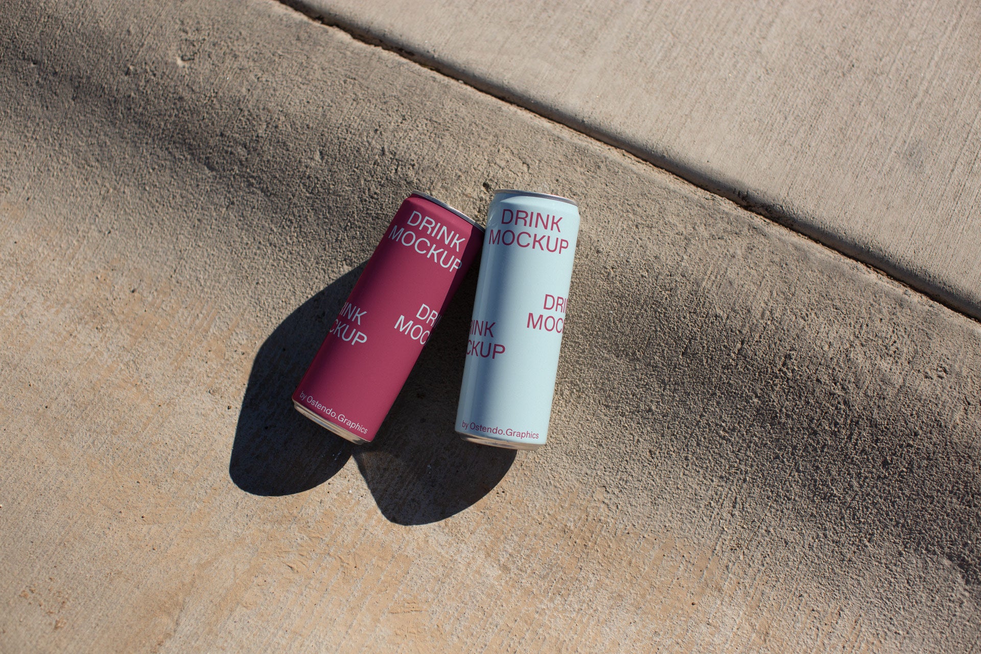 DR21 Drink Cans Mockup