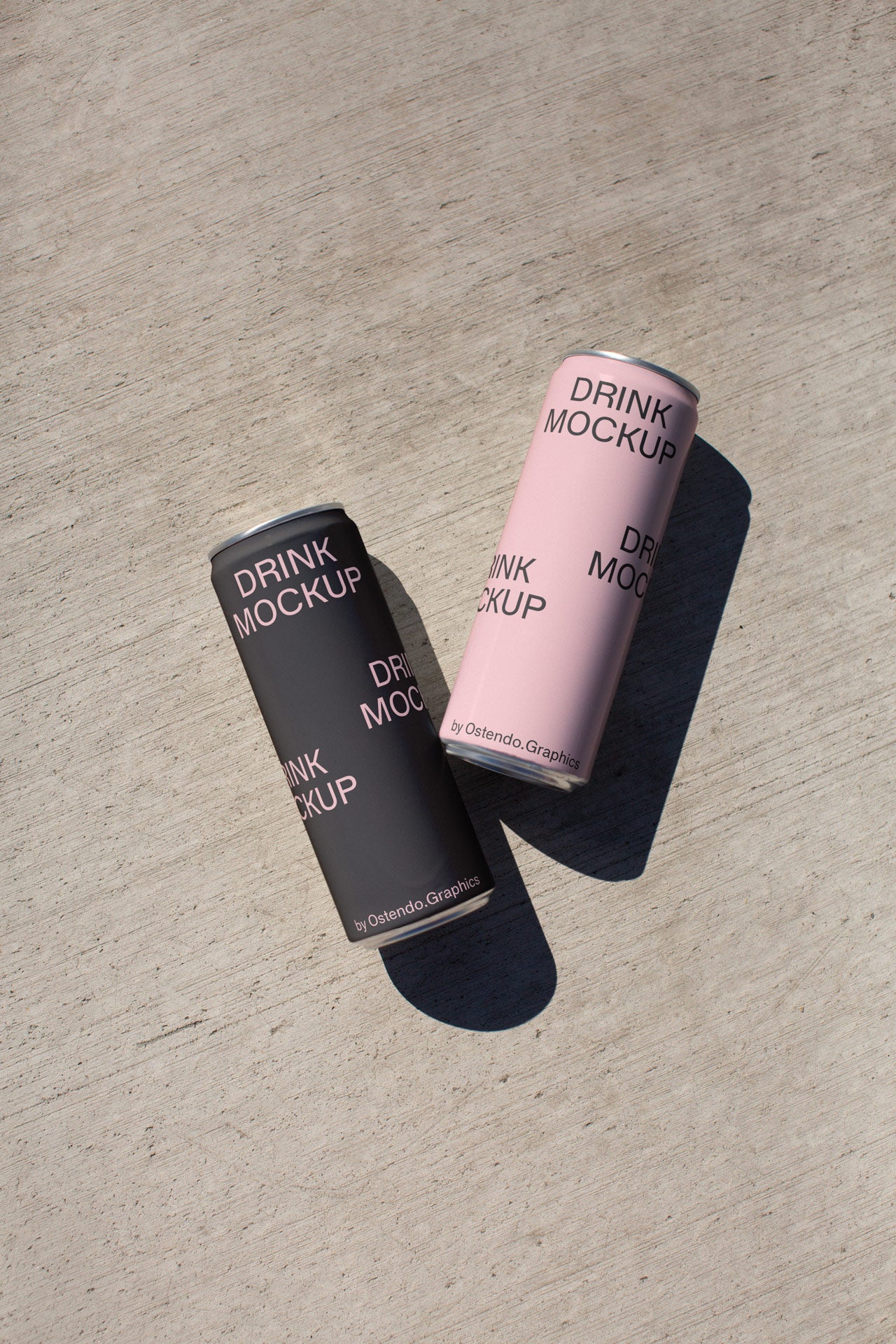 DR22 Drink Cans Mockup