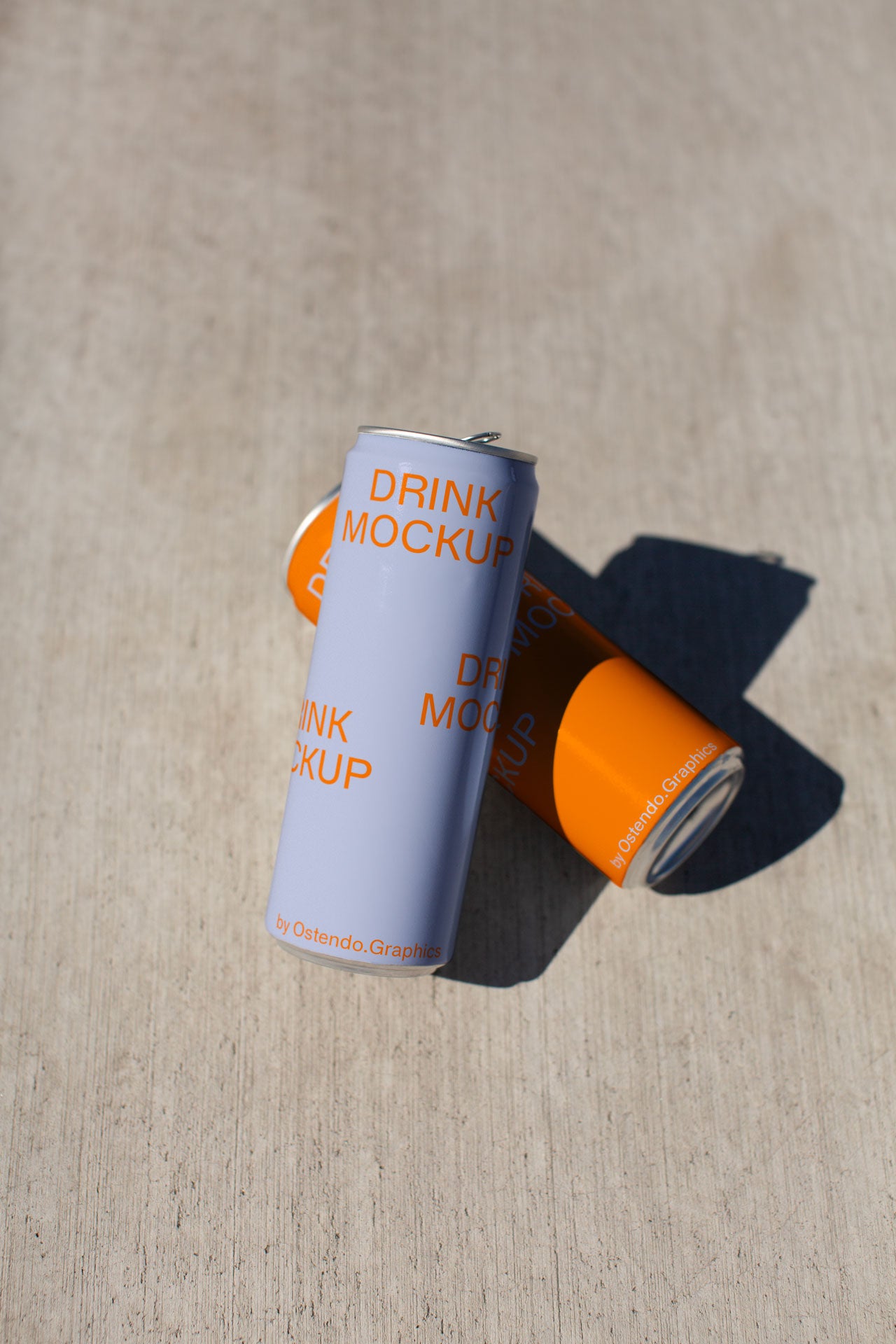 DR24 Drink Cans Mockup