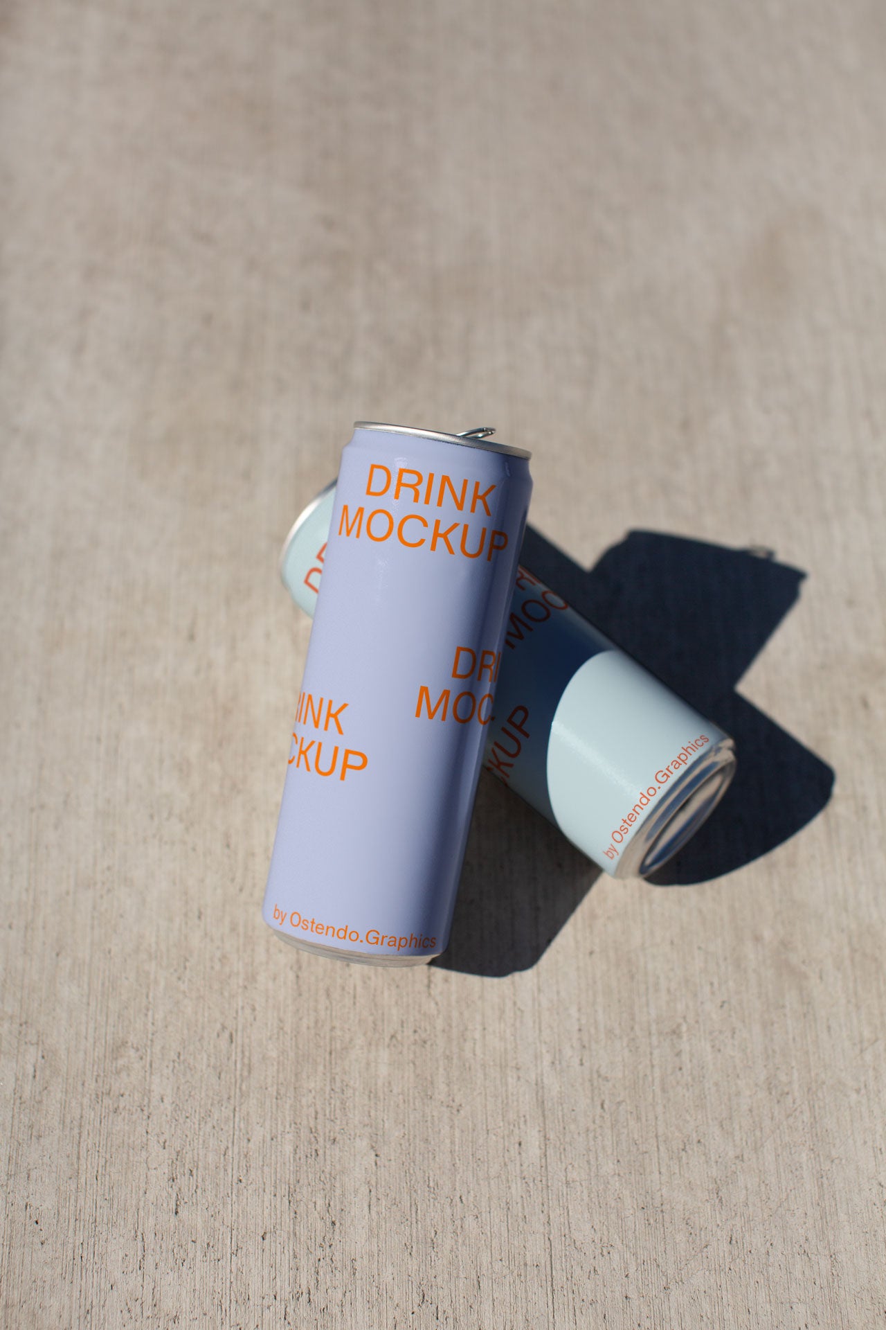 DR24 Drink Cans Mockup