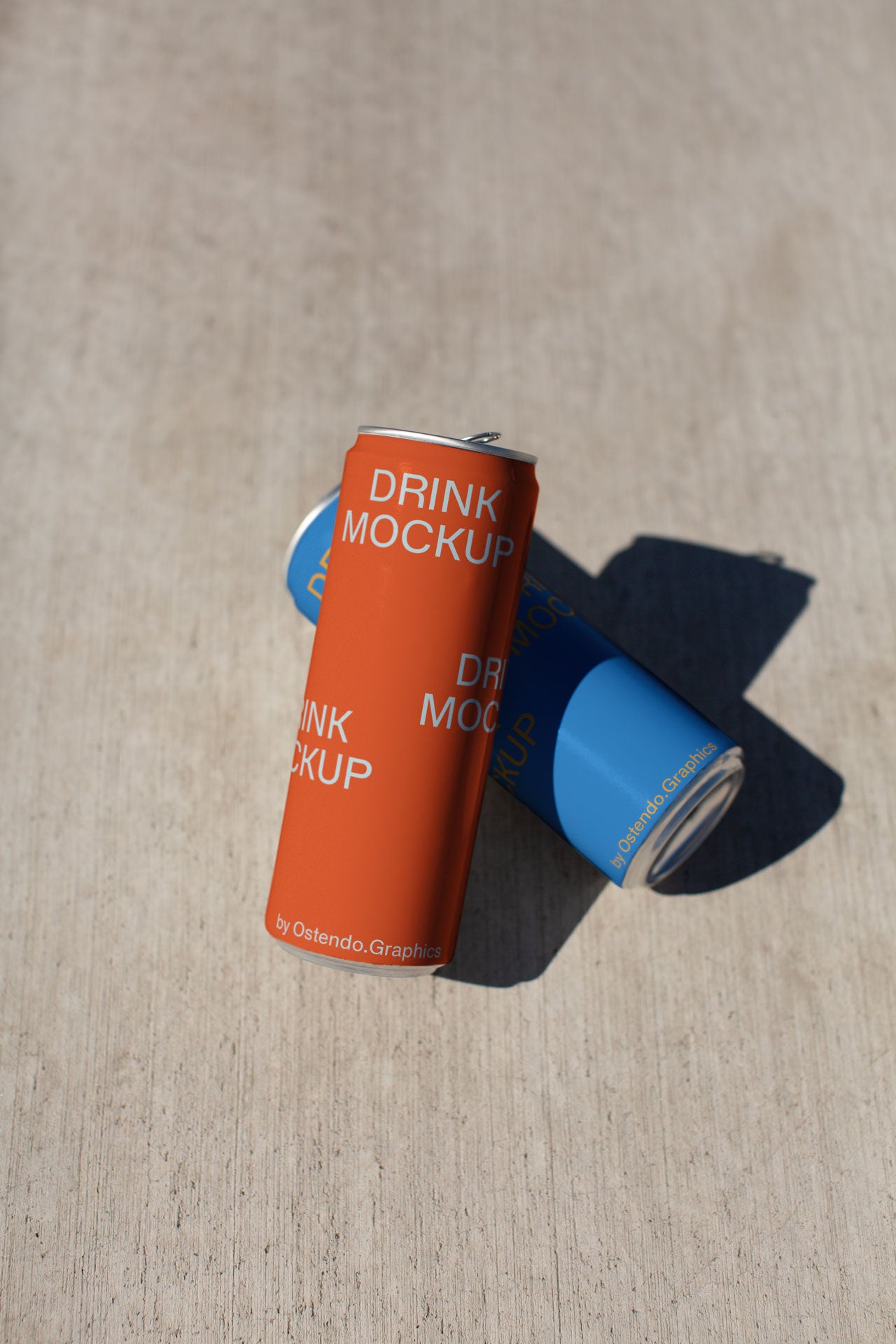 DR24 Drink Cans Mockup