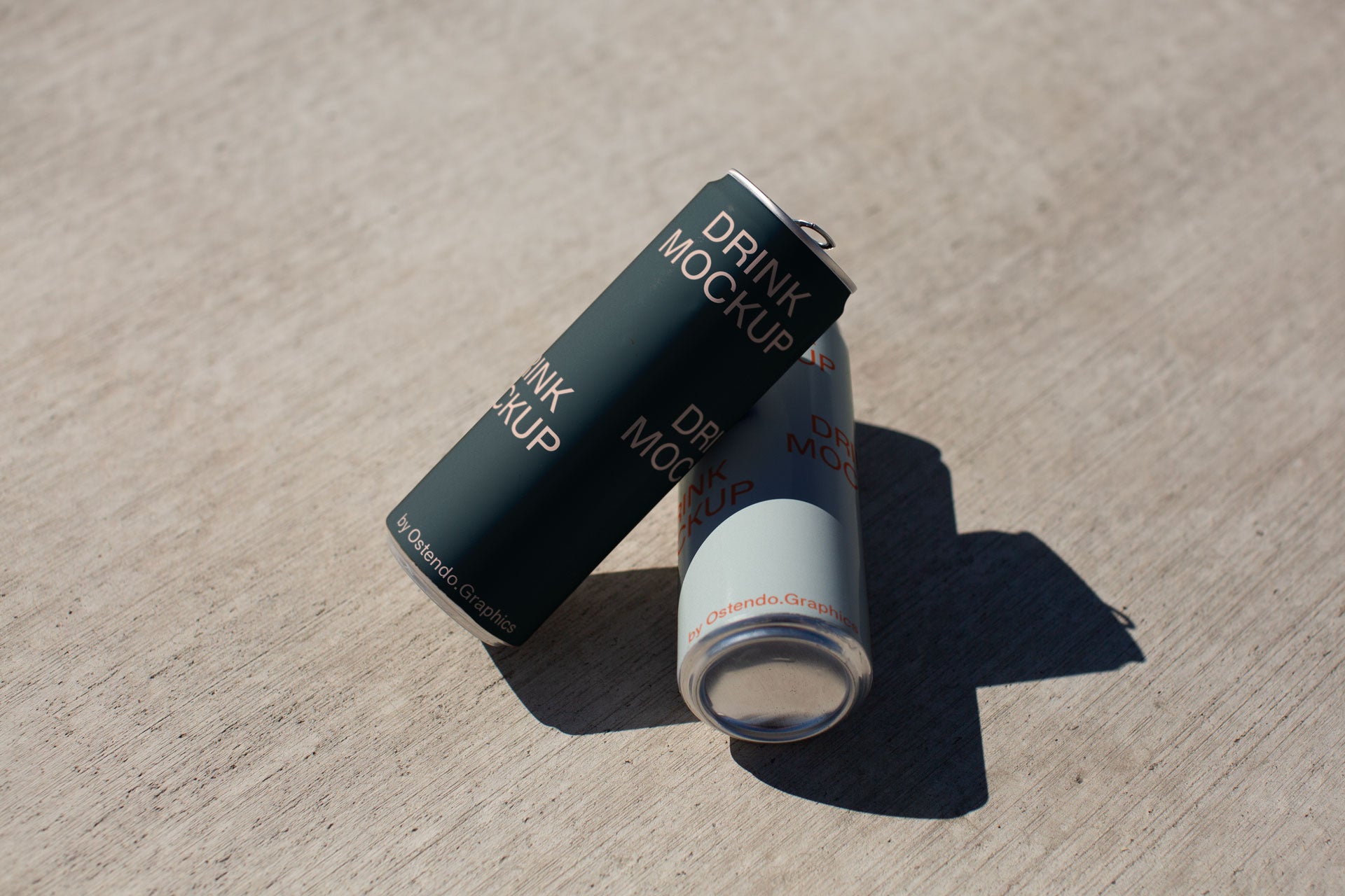 DR25 Drink Cans Mockup