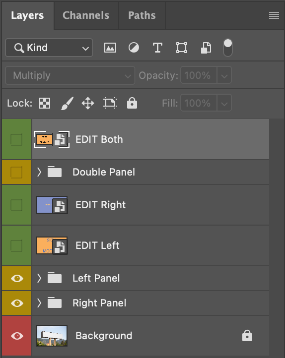 SI20 Outdoor Sign/Billboard Mockup Mountain Skyline