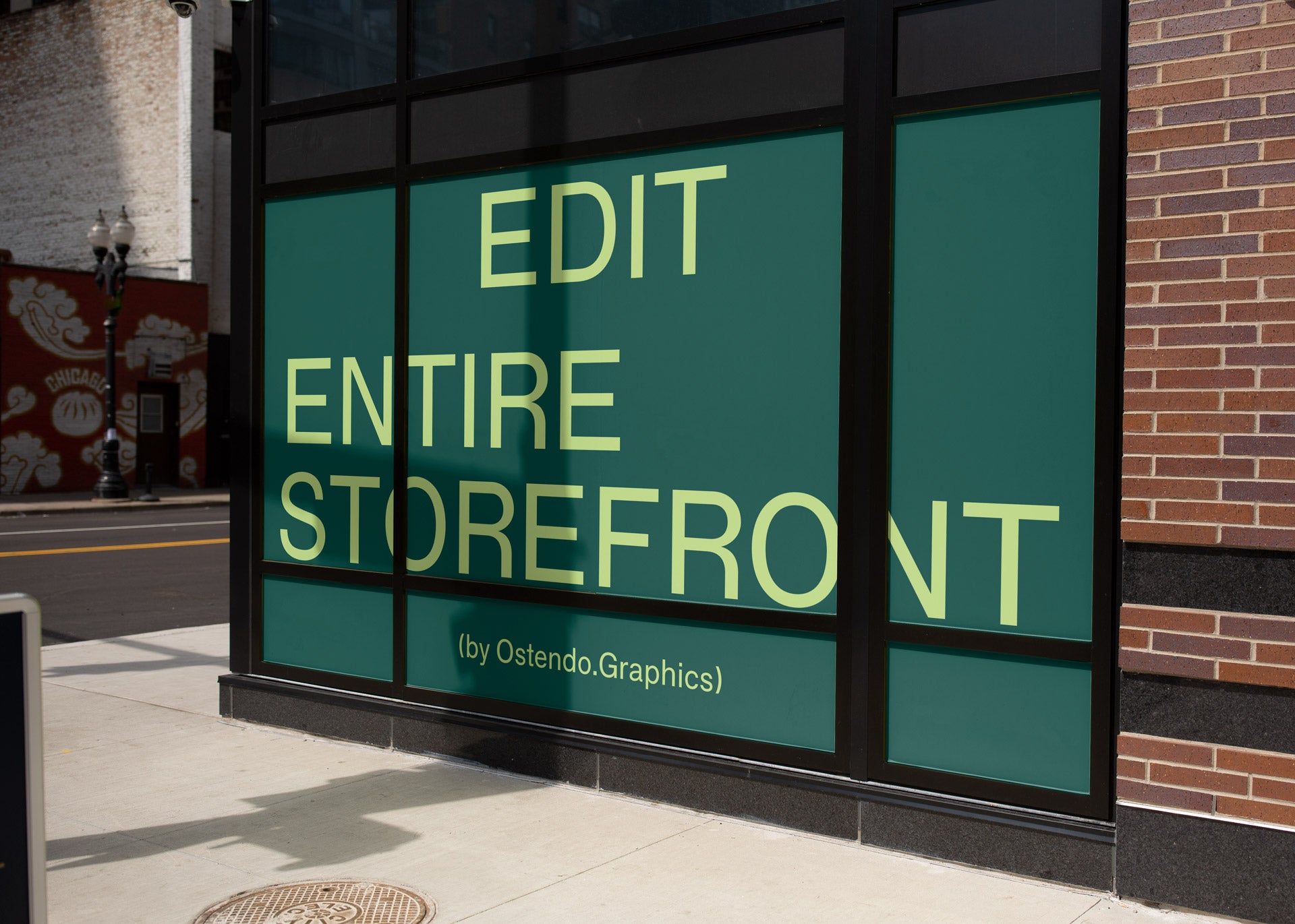 BI4 Storefront Billboard Sign Mockup