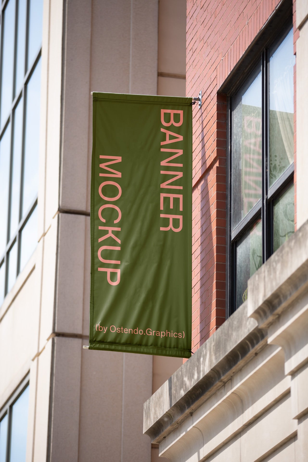 BN1 City Banner Mockup Portrait