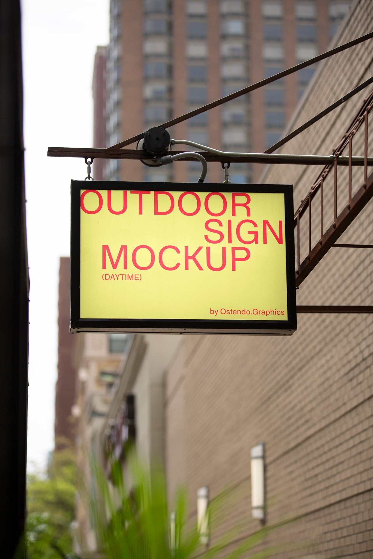 SI2 Outdoor Sign Mockup Portrait