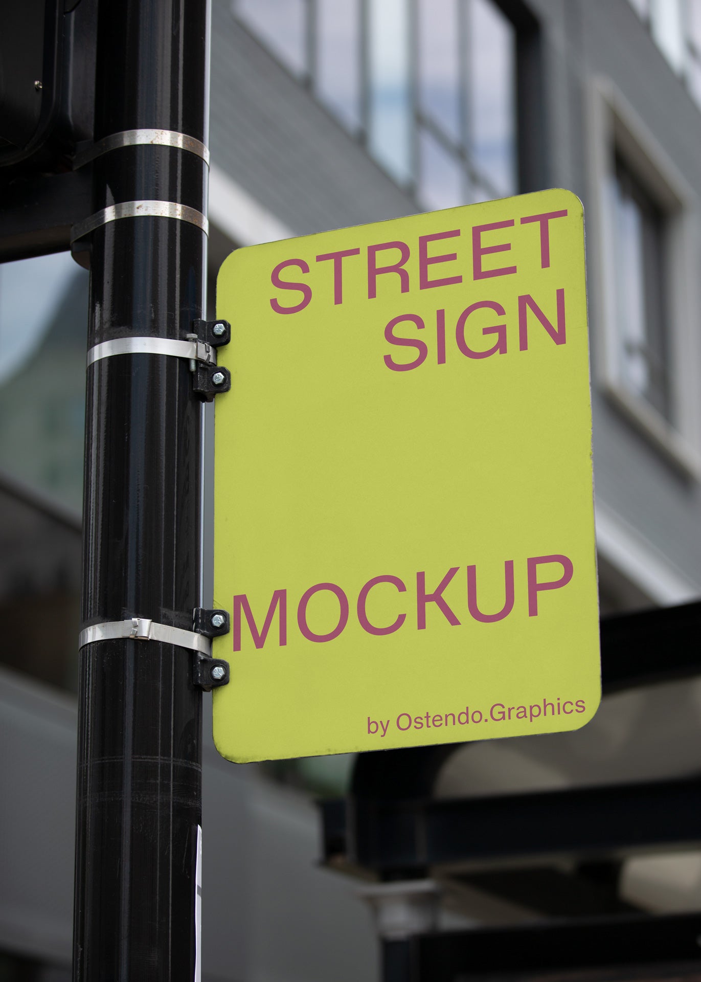 SI7 Street Sign Mockup