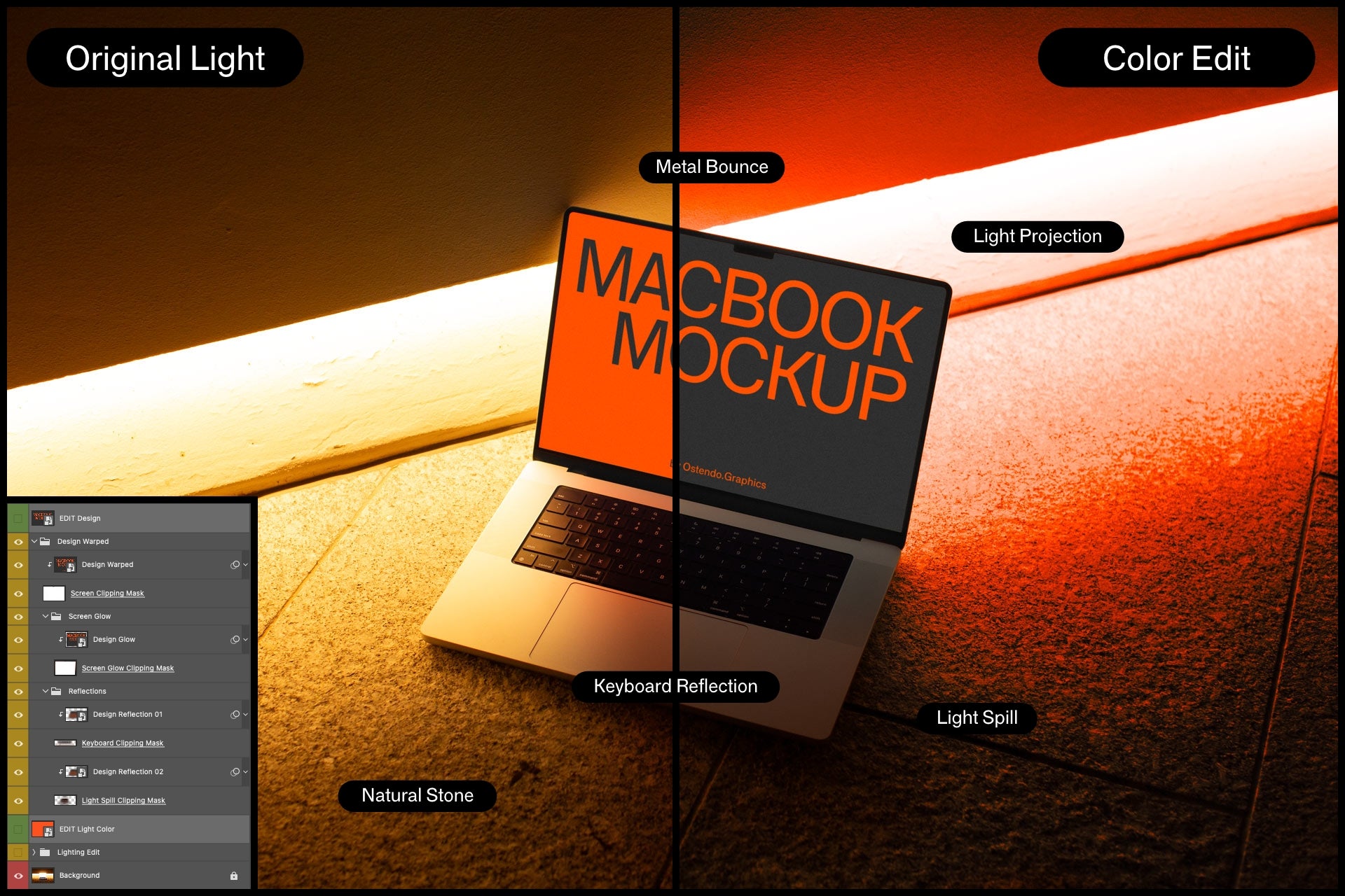 B-DD-V1 (12 MacBook Pro Mockups at Night)