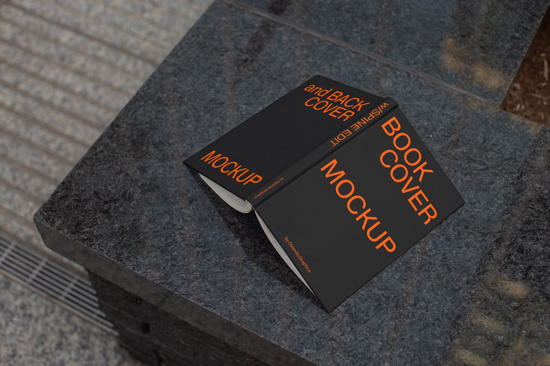 BO5 Book Cover Design Mockup (Hardback)