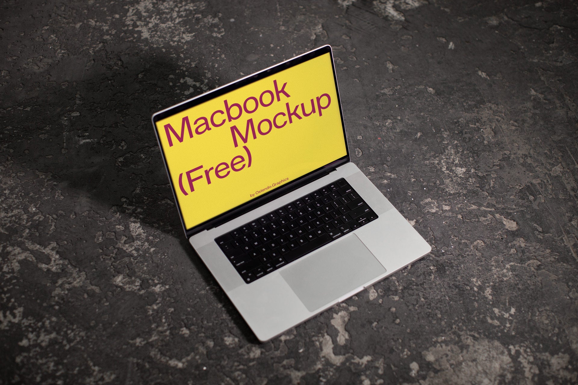 DD1 Apple Macbook Pro Mockup (Free)