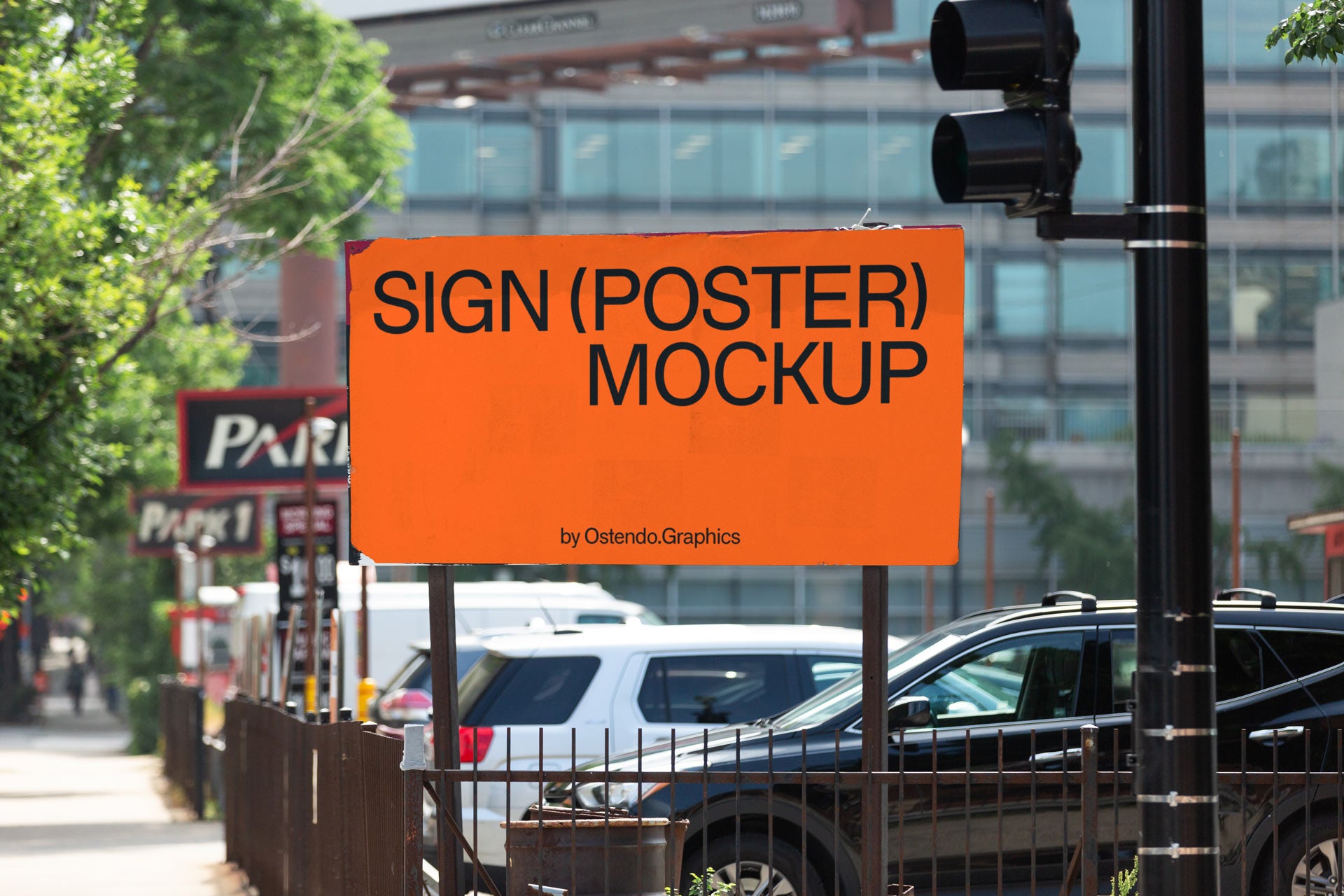 SI24 Parking Lot Billboard Sign