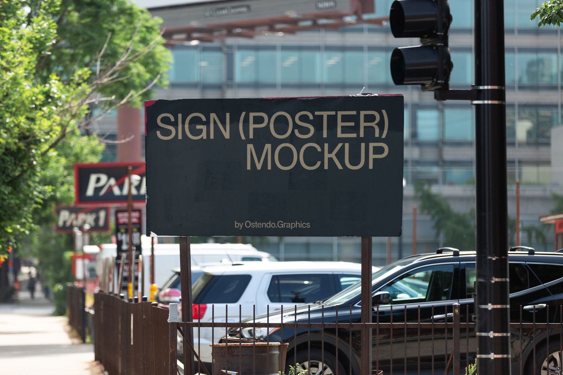 SI24 Parking Lot Billboard Sign